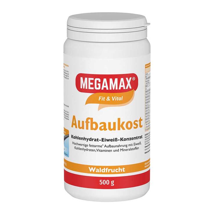 Megamax Aufbaukost Waldfrucht Pulver, 500 g