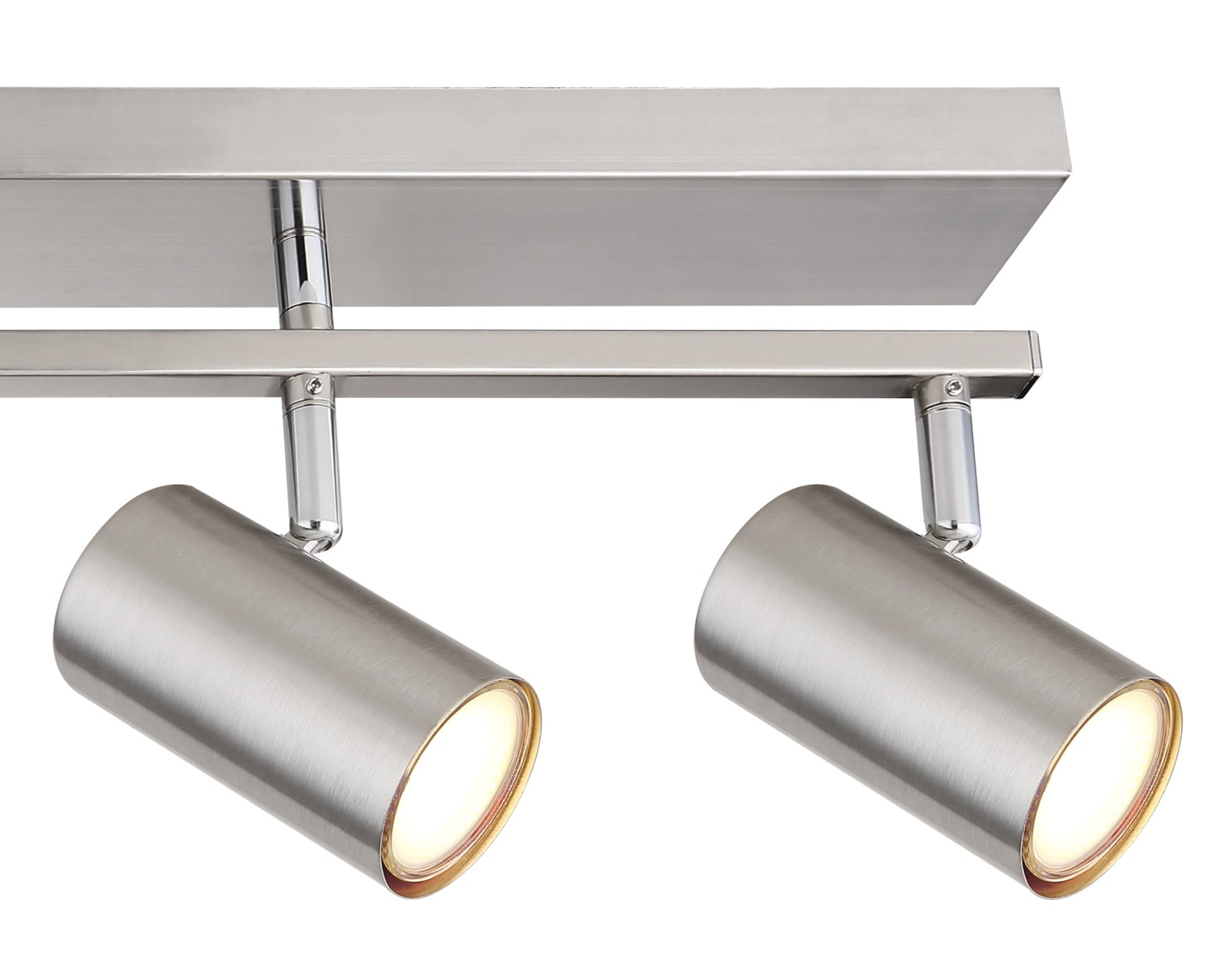 Deckenstrahler - Nickel matt - Metall - 5-flammig
