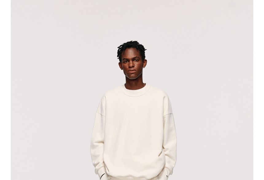 Newin - Unisex effen losse sweatshirt in 6 kleuren