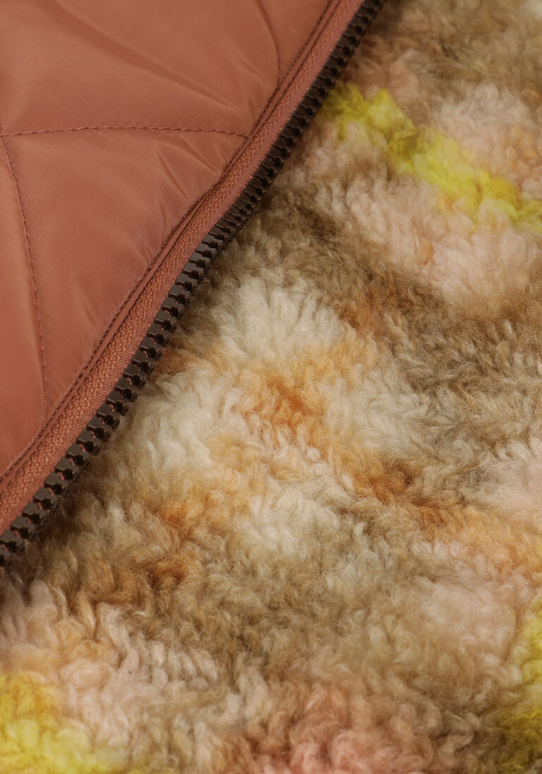 NONO taupe nono gewatteerde jas n307-5208