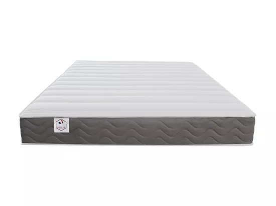 Ensemble 140 x 190 cm sommier coffre naturel clair + matelas mousse HD mémoire de forme et tissu 3D respirant ép.18cm - HEAVEN de YSMÉE