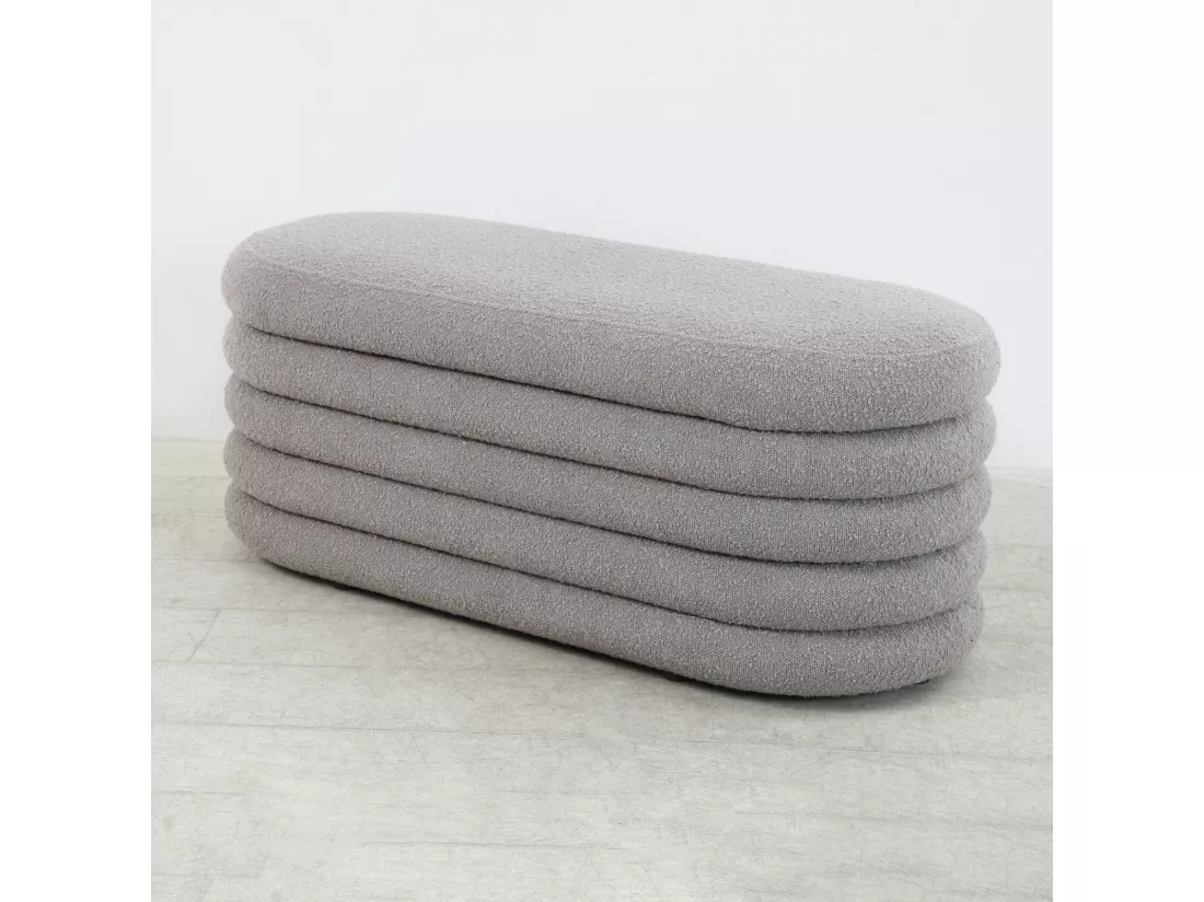 Pouf avec espace de rangement