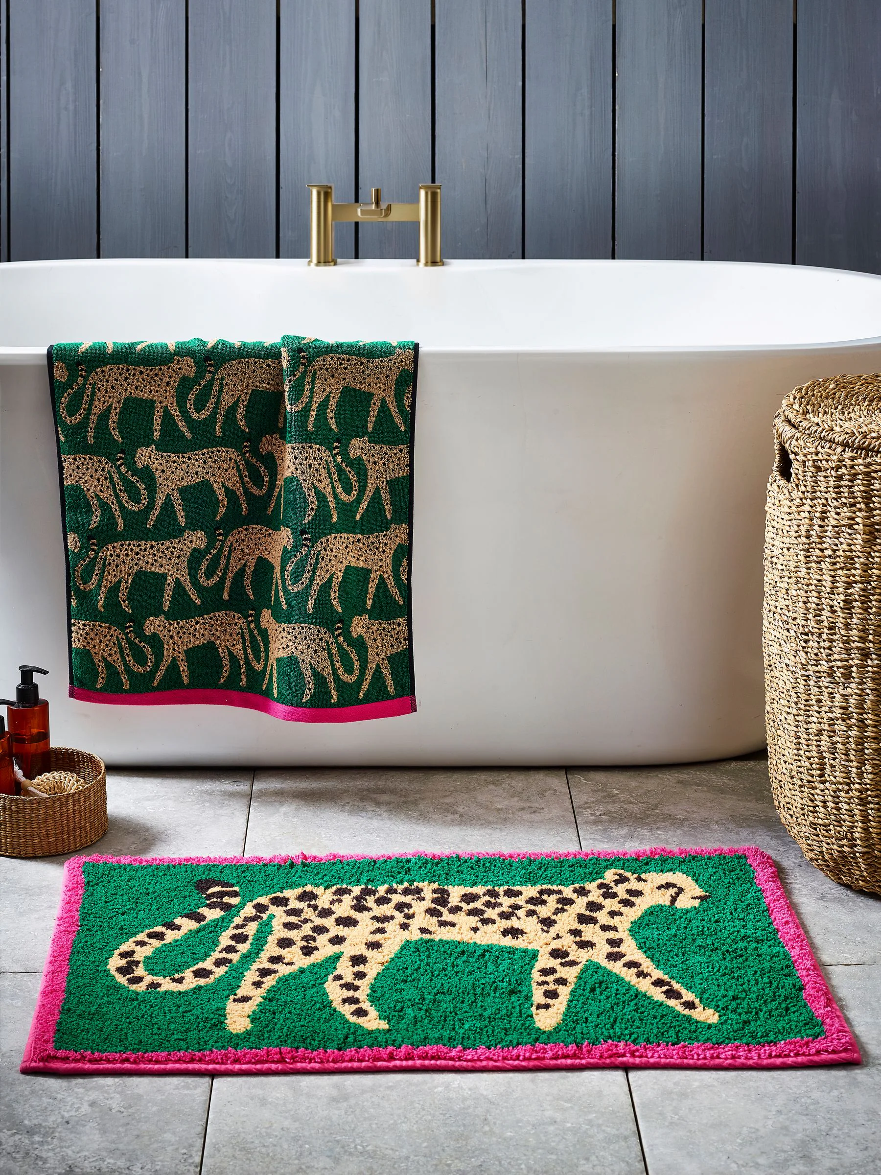 Cheetah Animal Print Mat