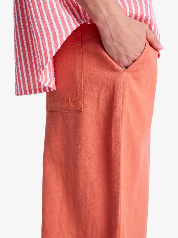 Lekeitio Break Mid Pantalon souple Orange Femme