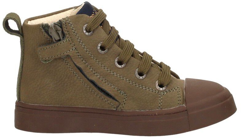 Shoesme Veterschoenen Hoog groen