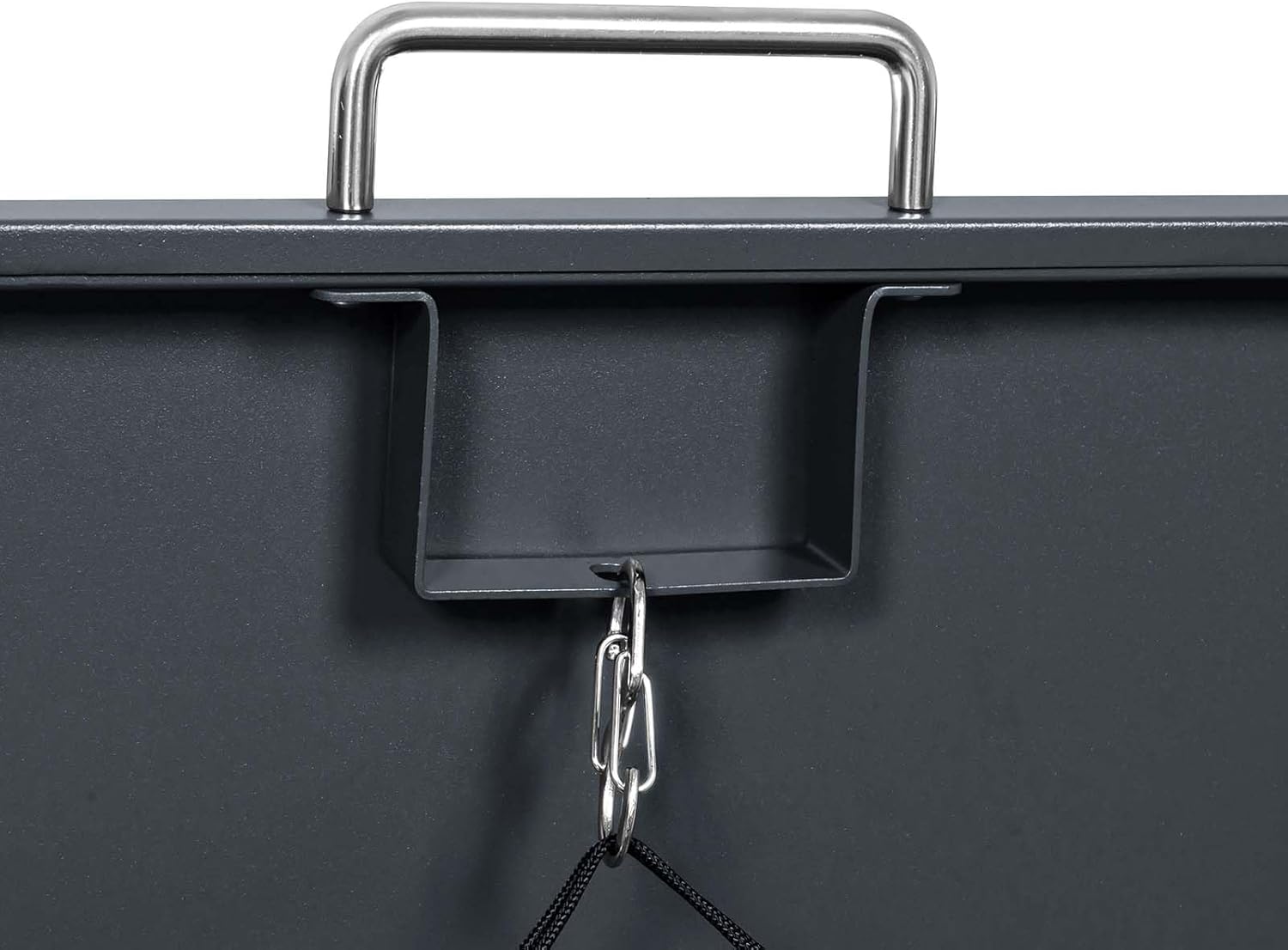 SCHARTEC® Mülltonnenbox 3er in anthrazit Einhandbedienung & erweiterbar 240l Mülltonnenverkleidung für 3 Tonnen Mülltonnen Sichtschutz Unterstand