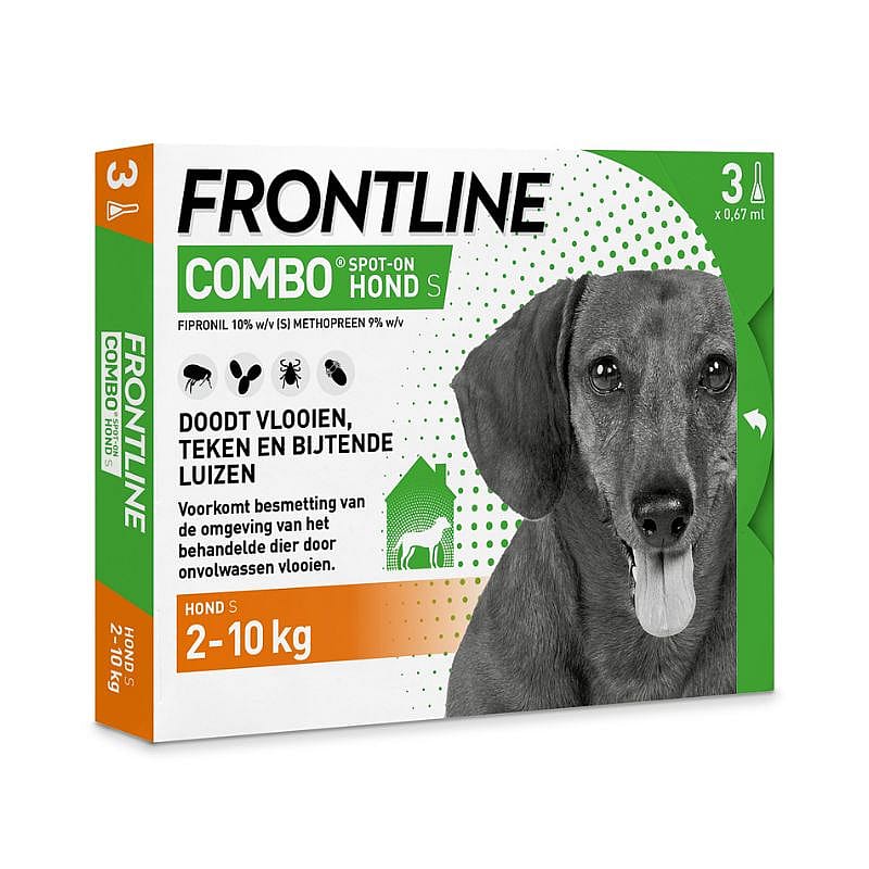 Frontline Combo Hond | 3 pipetten - 2-10 kg | 341