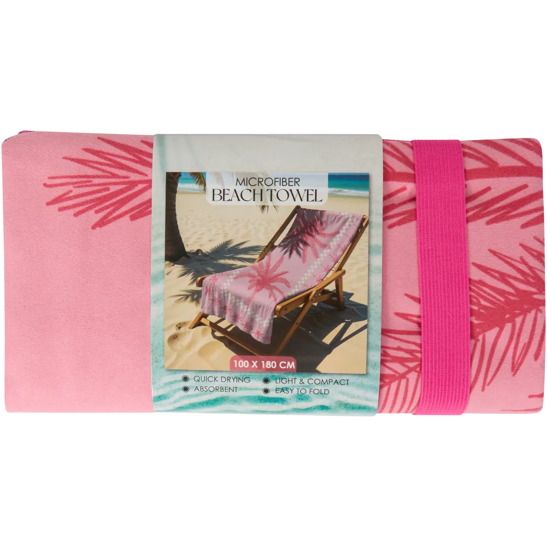 Serviette de plage en microfibre