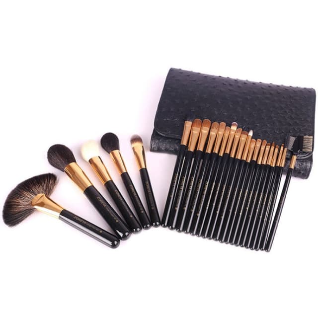 Makeup-sæt med 24 make-up børster