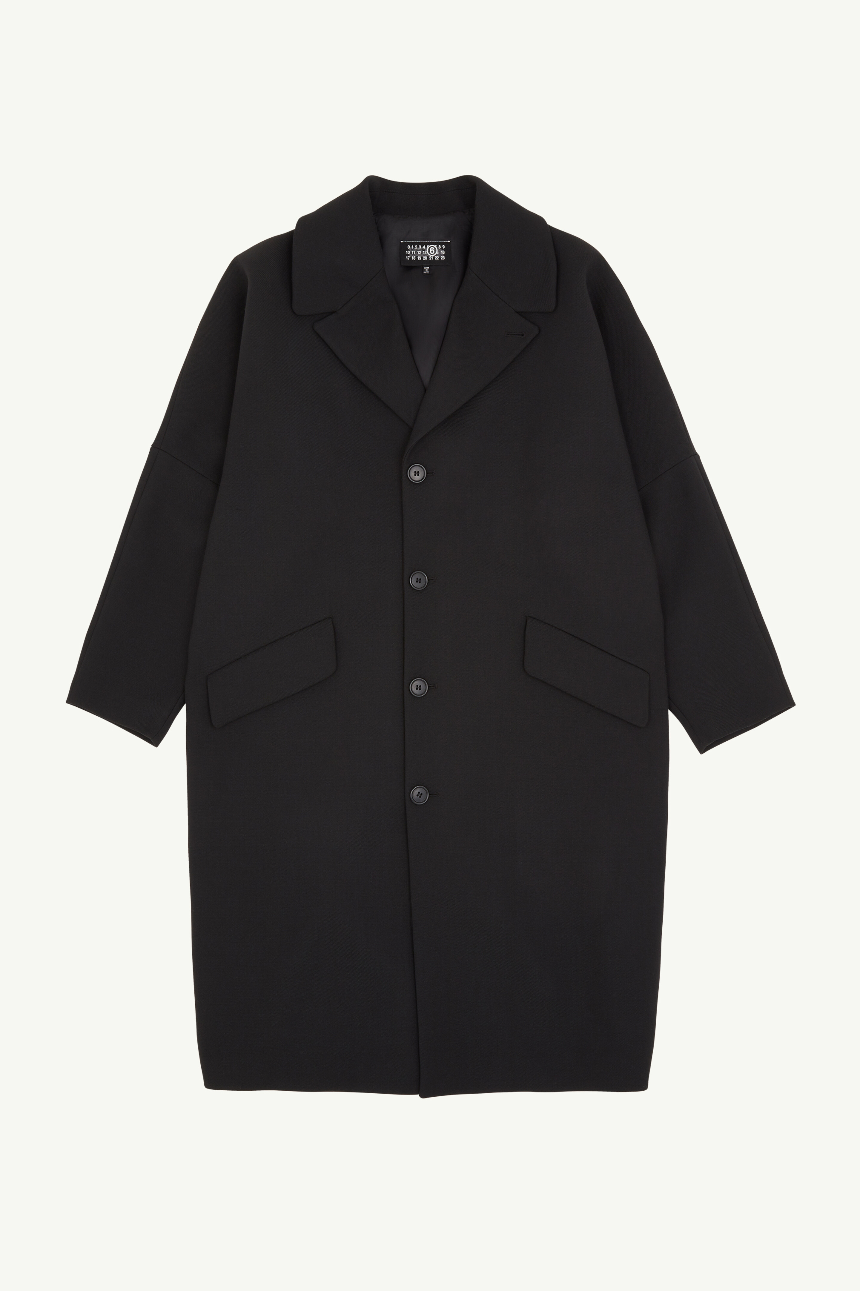 Manteau en gabardine de laine