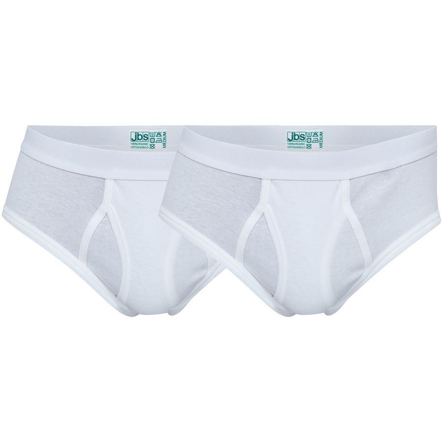JBS Organic Boxers 2-Pack - Blanc