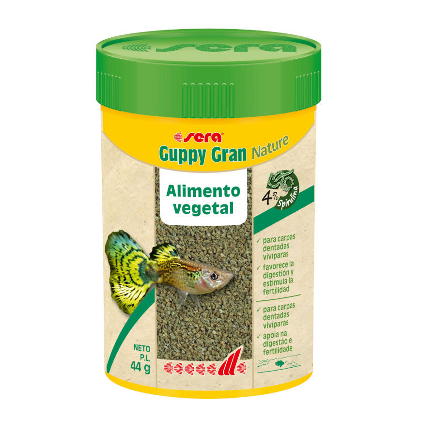 Sera Guppy: Ótimo alimento vegetal para peixes