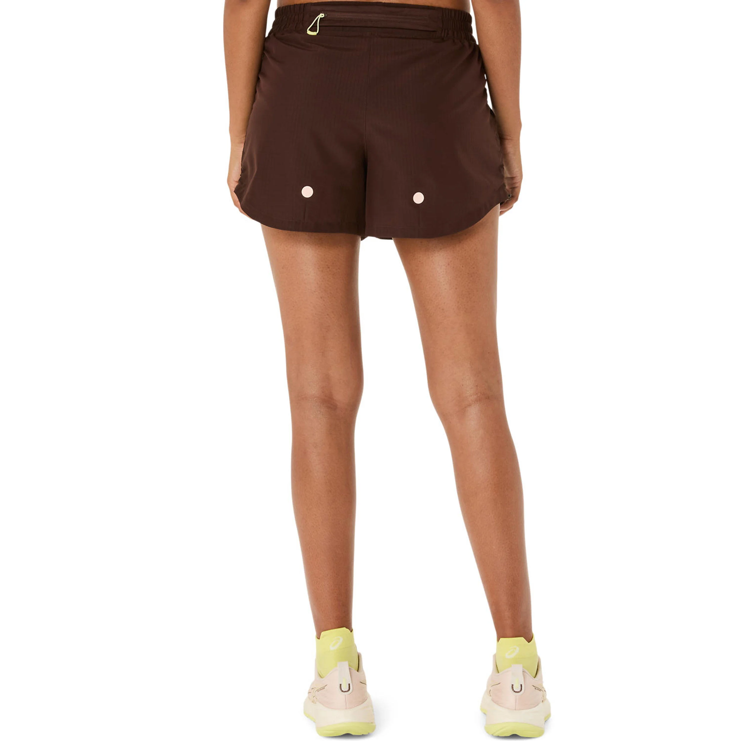 ASICS Nagino 4in Run Short De Running Femmes - Marron