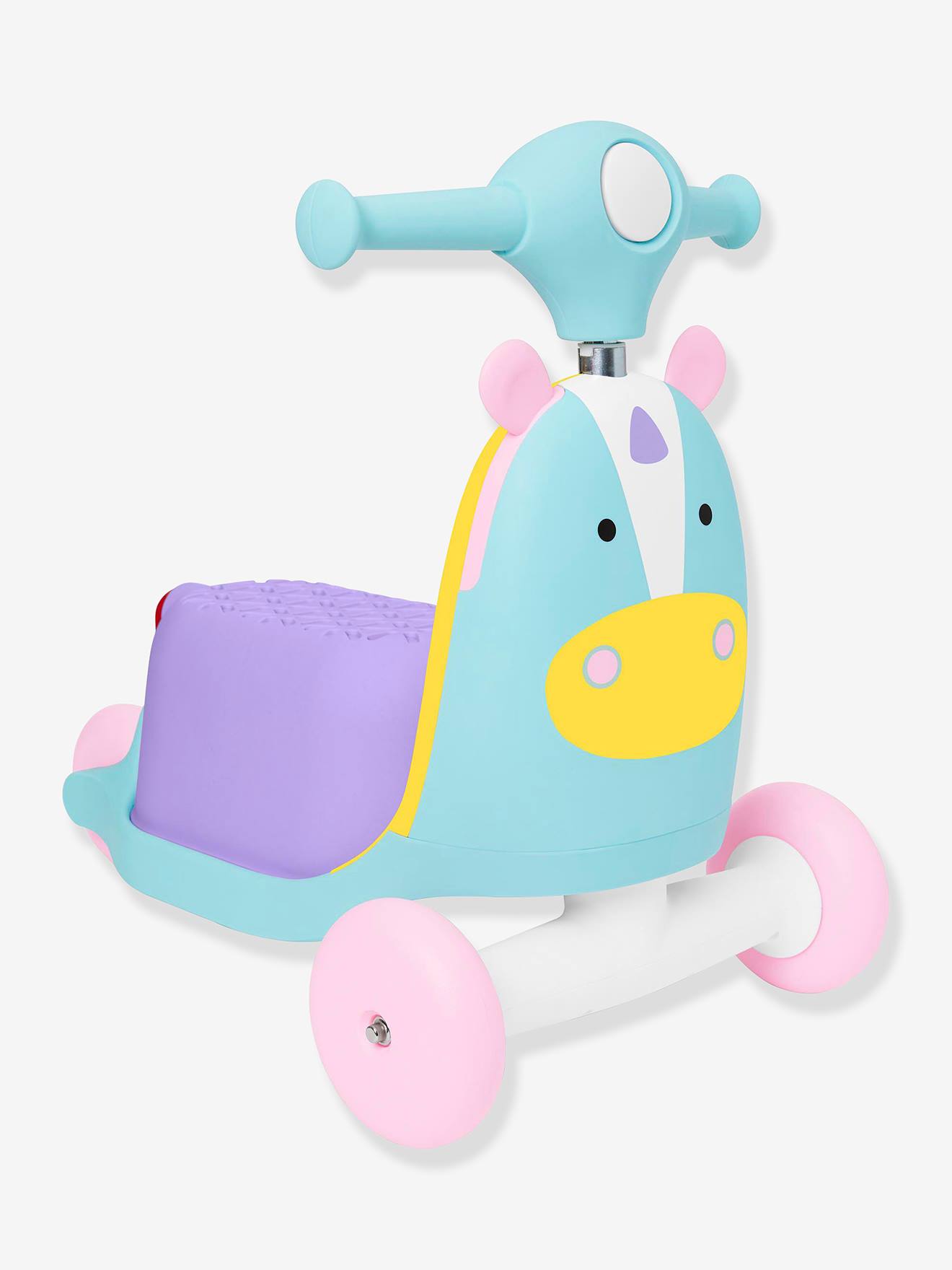 SKIP HOP Zoo 3 em 1, brinquedo evolutivo em forma de raposa multicolorida