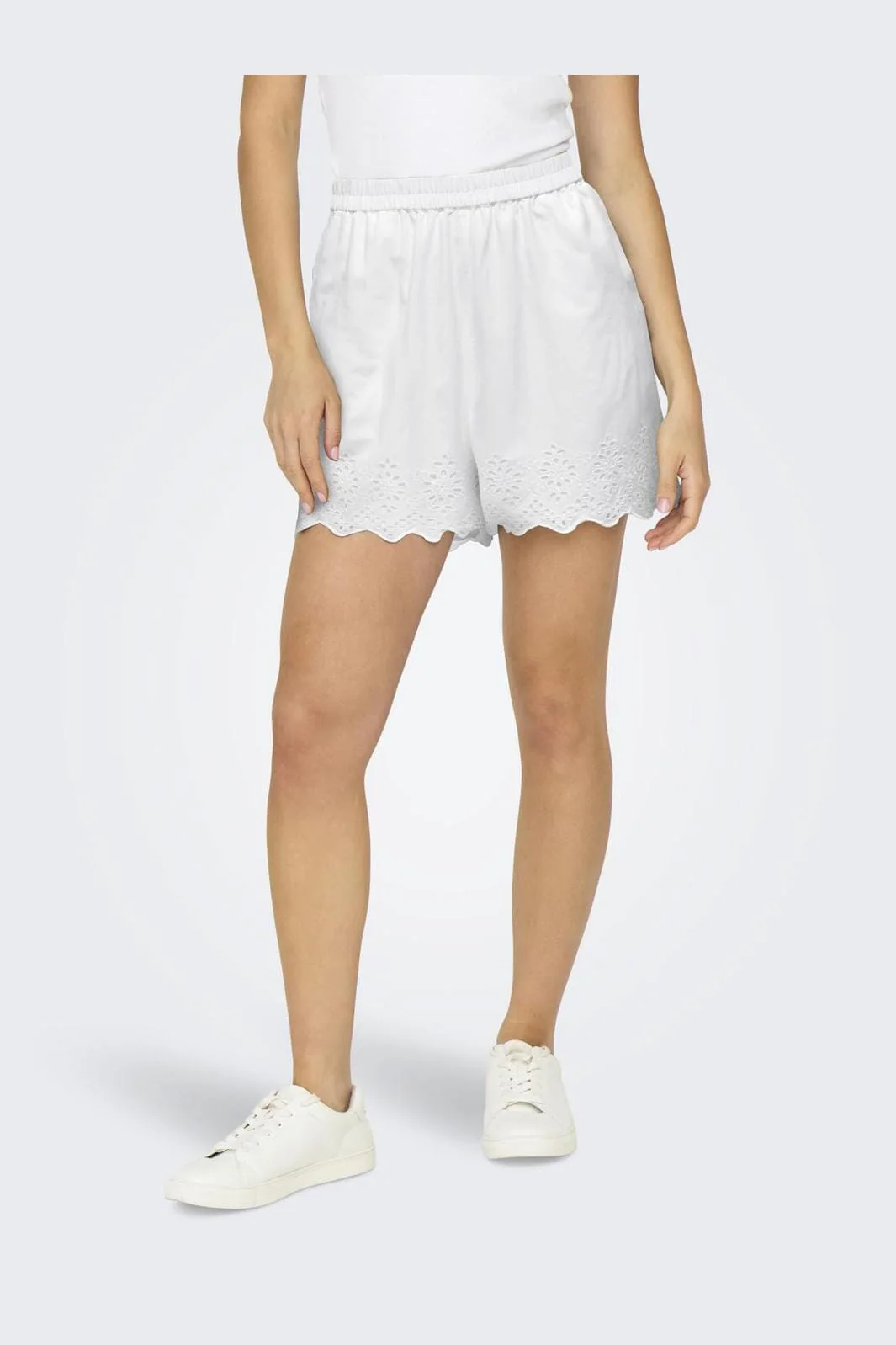 Only Onllou Life Emb Loose Shorts