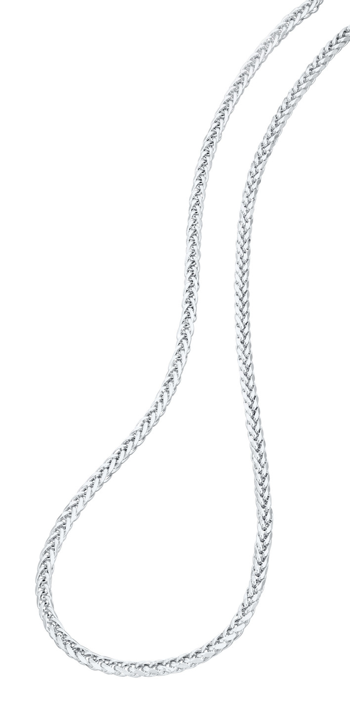 Zopf-Halskette mit Karabiner