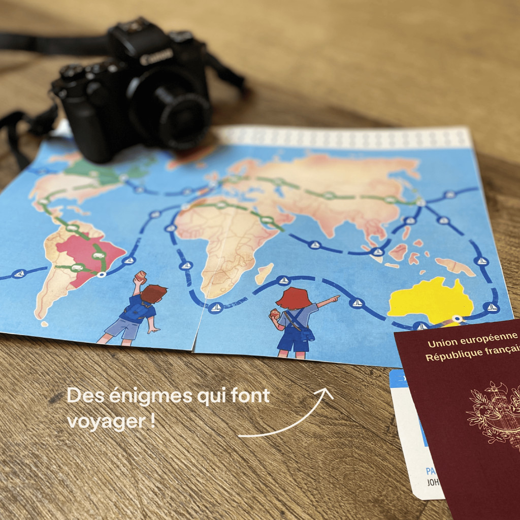 Escape Game à la maison - L'aventure aux 4 coins du monde