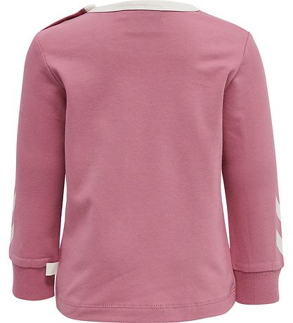 Hummel Bluse - hmlMaule - Heather Rose m. Hvid