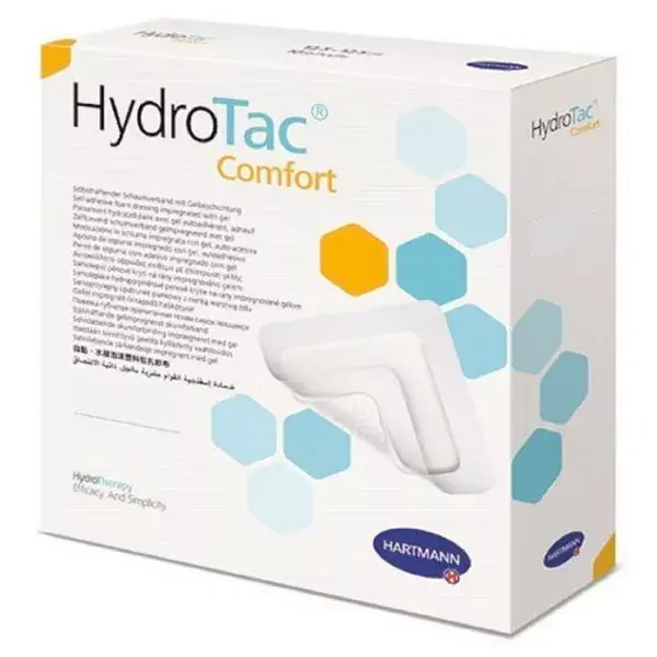 Curativo hidrocelular adesivo Hartmann Paul Hydrotac Comfort 8x15cm, 10 unidades