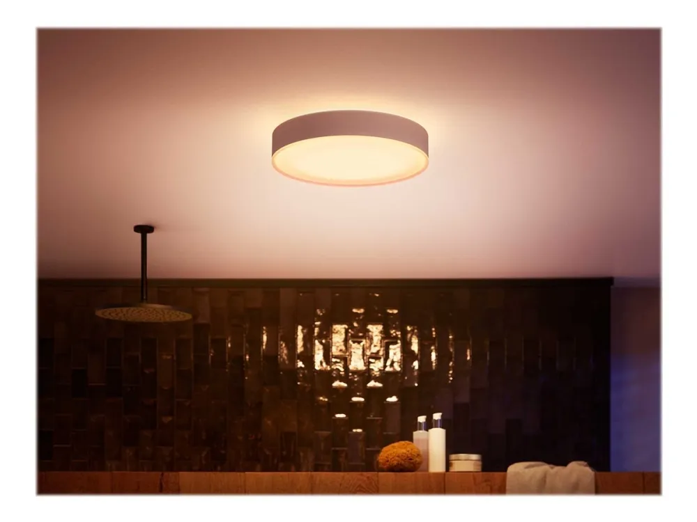Philips Hue White ambiance Devere M - Loftslampe - LED - 19.2 W - klasse F - varmt til køligt hvidt lys - 2200-6500 K - hvid