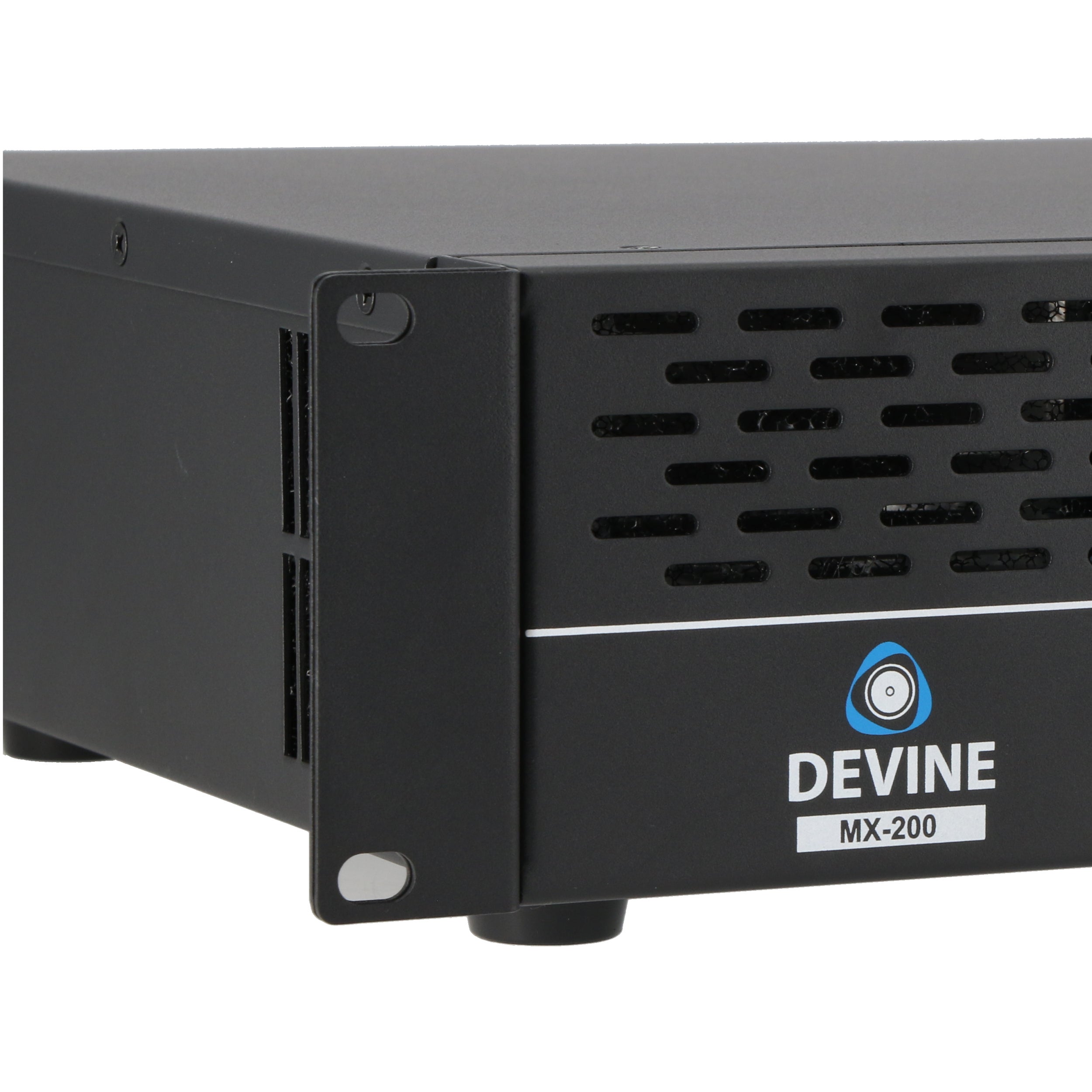 Devine MX-200 2-kanaals PA-eindversterker 2x 100W @ 8 Ohm
