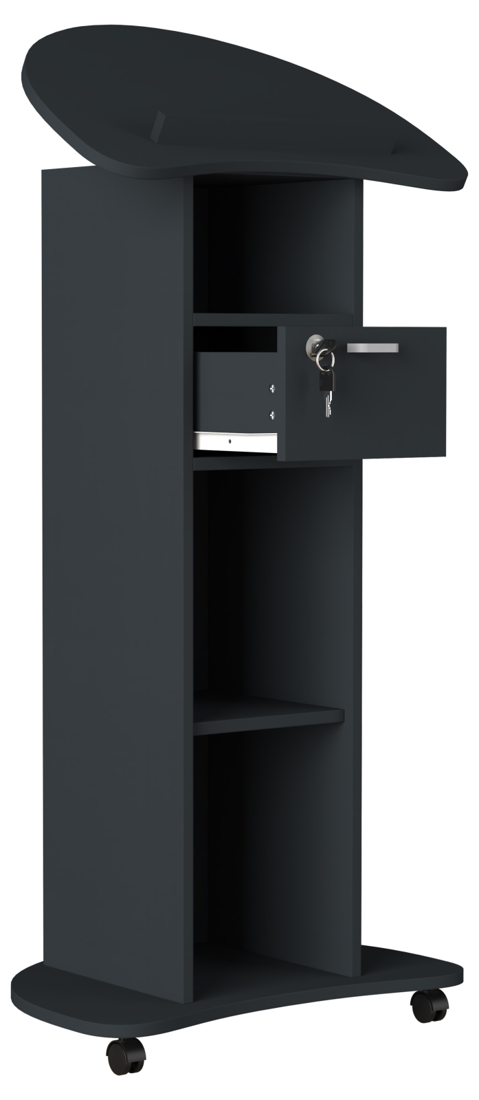 Stehpult REDOLA M - anthrazit - 110 cm hoch