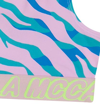 Stella McCartney Kids Tr?ningstop - Rosa/Bl?/ Grønstribet