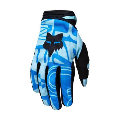 Gants cross Fox 180 - RACE SPEC ENFANT FILLE - Bleu