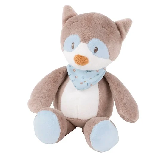 Jim & Bob Mini peluche   Bob le raton laveur        de               Nattou