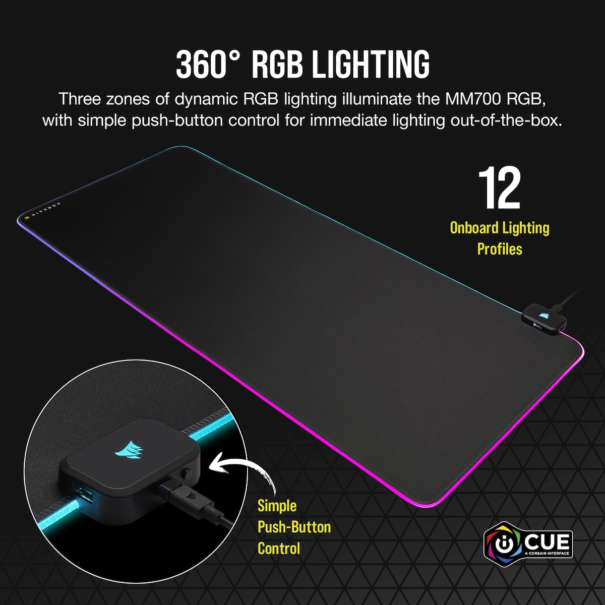 Corsair MM700 RGB musematte