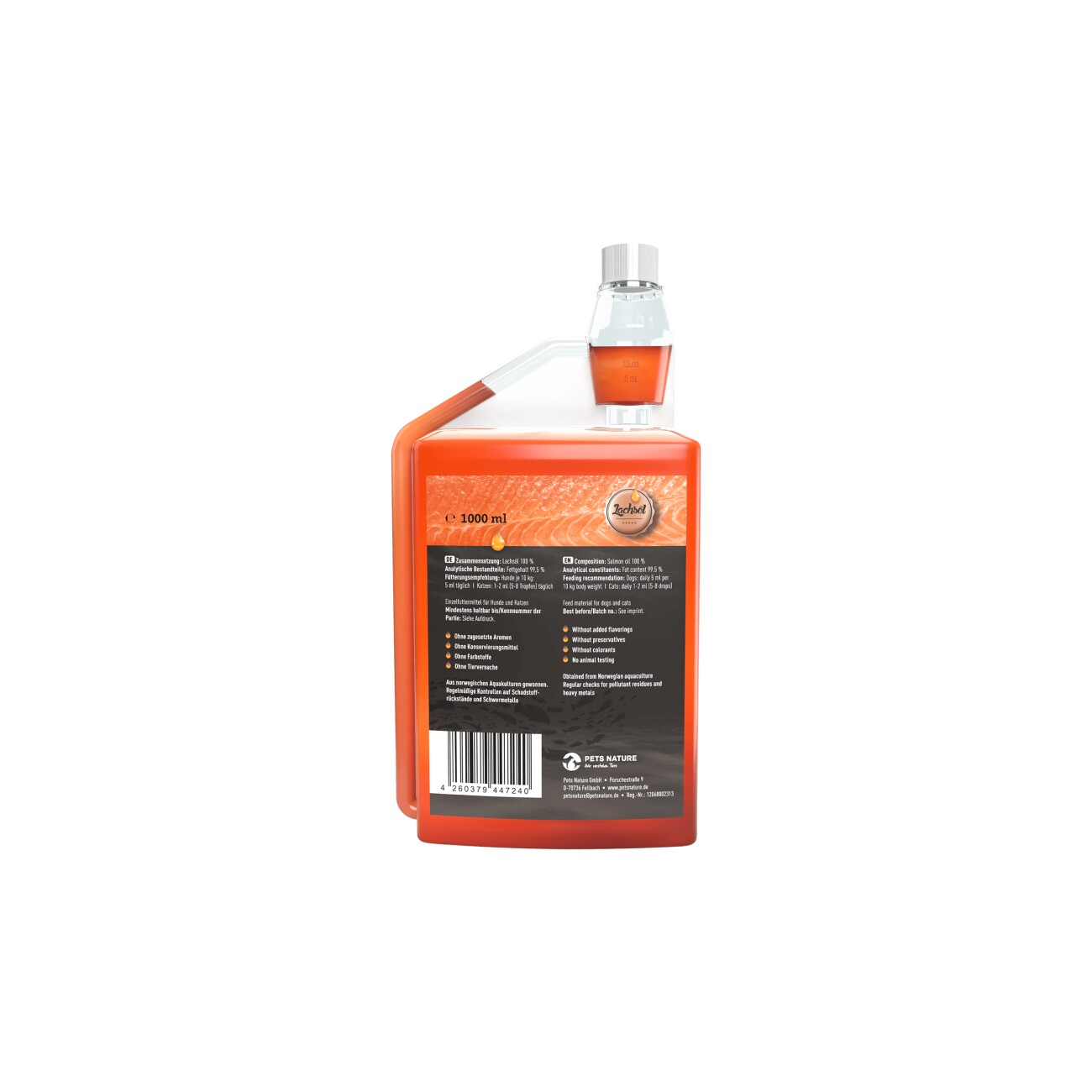 Pets Nature GmbH Lachsöl 3x1000 ml