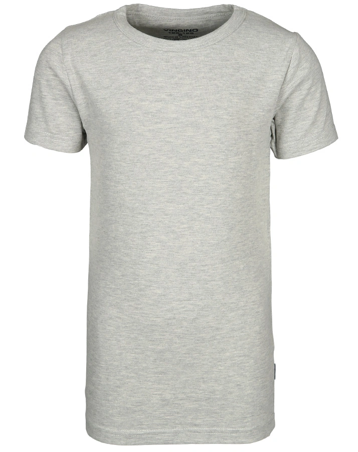 Unterhemd SHORT SLEEVE BOYS in grau melange
