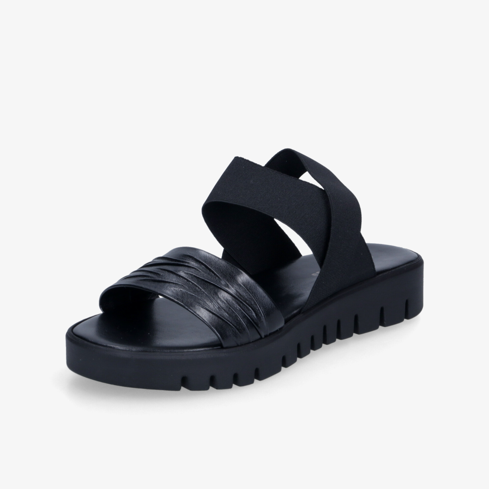 street shoes Damen Plateausandalen schwarz