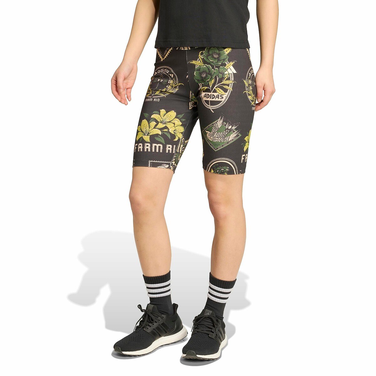 ADIDAS ROUPAS ESPORTIVAS<br>Shorts de ciclismo estampados FARM RIO