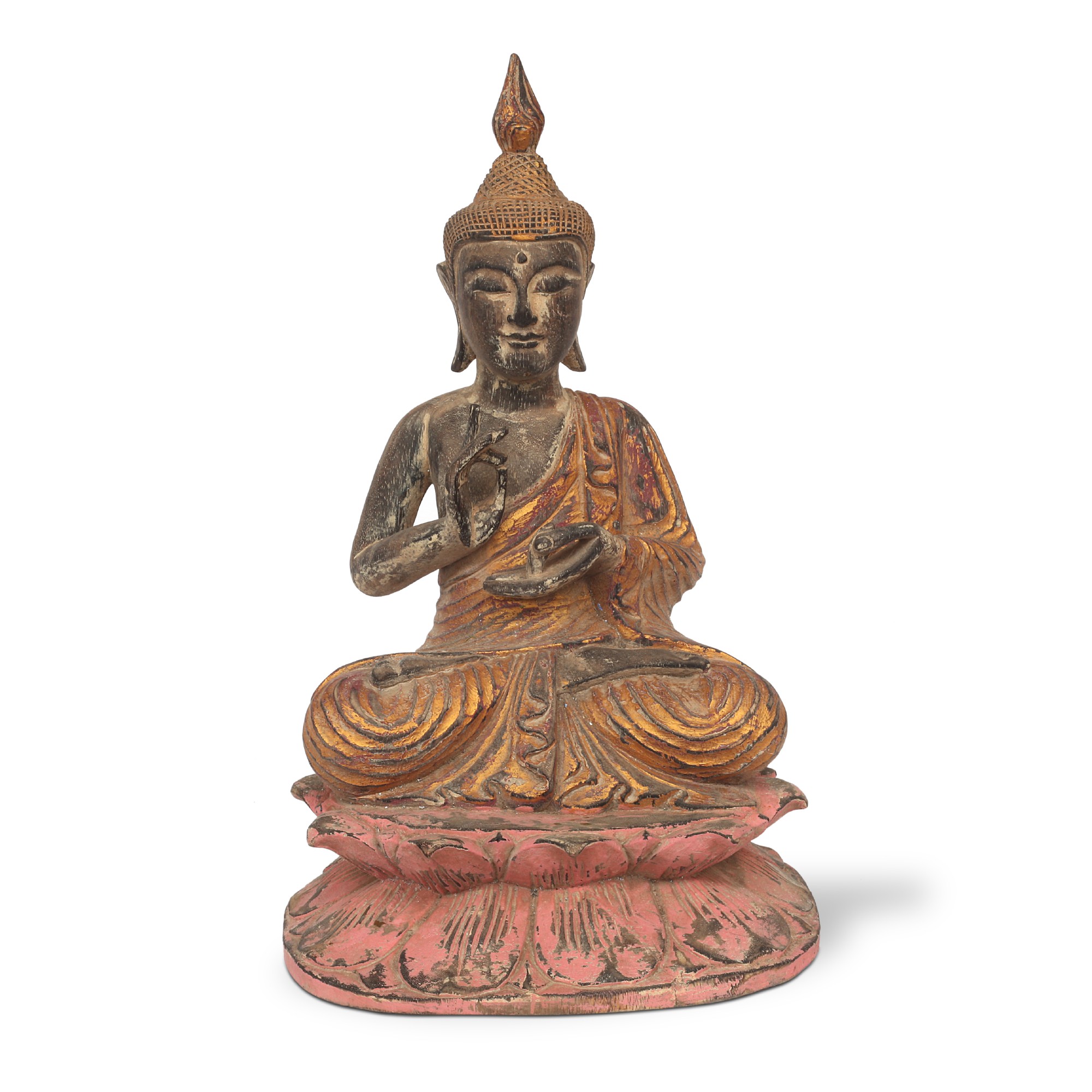 'Buddha sitzend Thai Stil', H 47 cm, B 27 cm, T 27 cm von fischer's lagerhaus