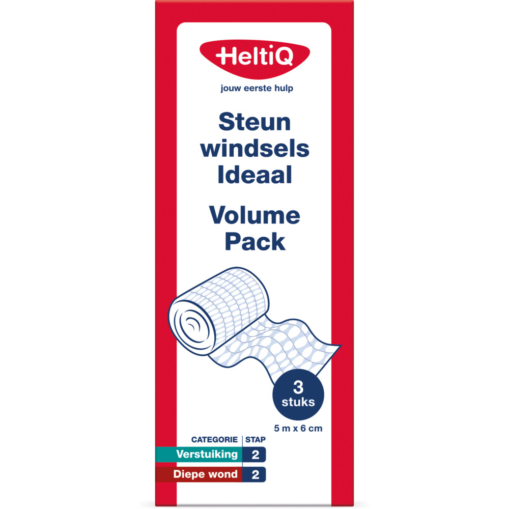 HeltiQ Steunwindsels Ideaal Volume Pack 5m x 6cm3 stuks
