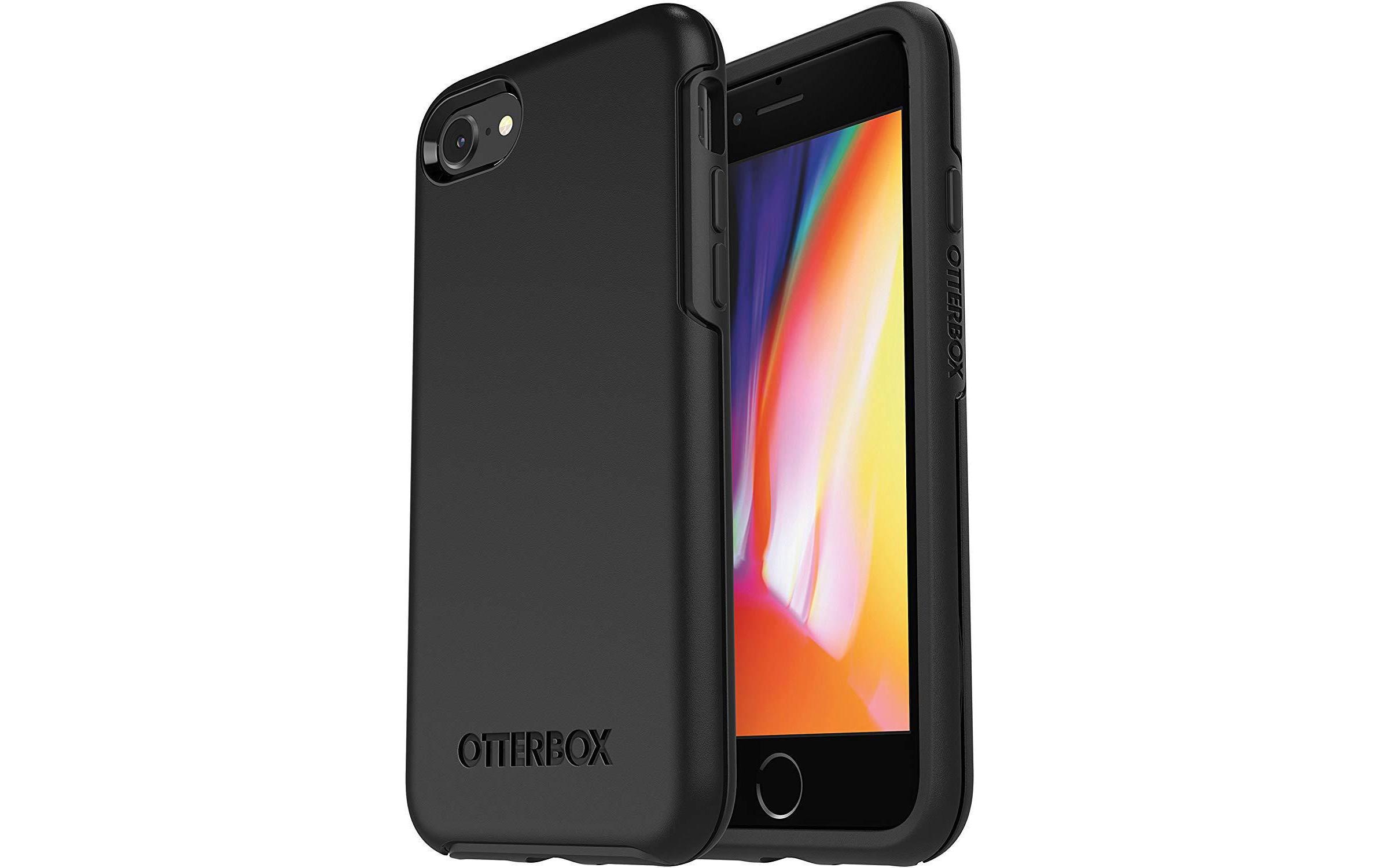 Back Cover Symmetry iPhone 7 / 8 / SE 2020 / SE 2022 SchwarzRobuste Hartschale für das iPhone 7 / 8 / SE 2020 / SE 2022, schwarz