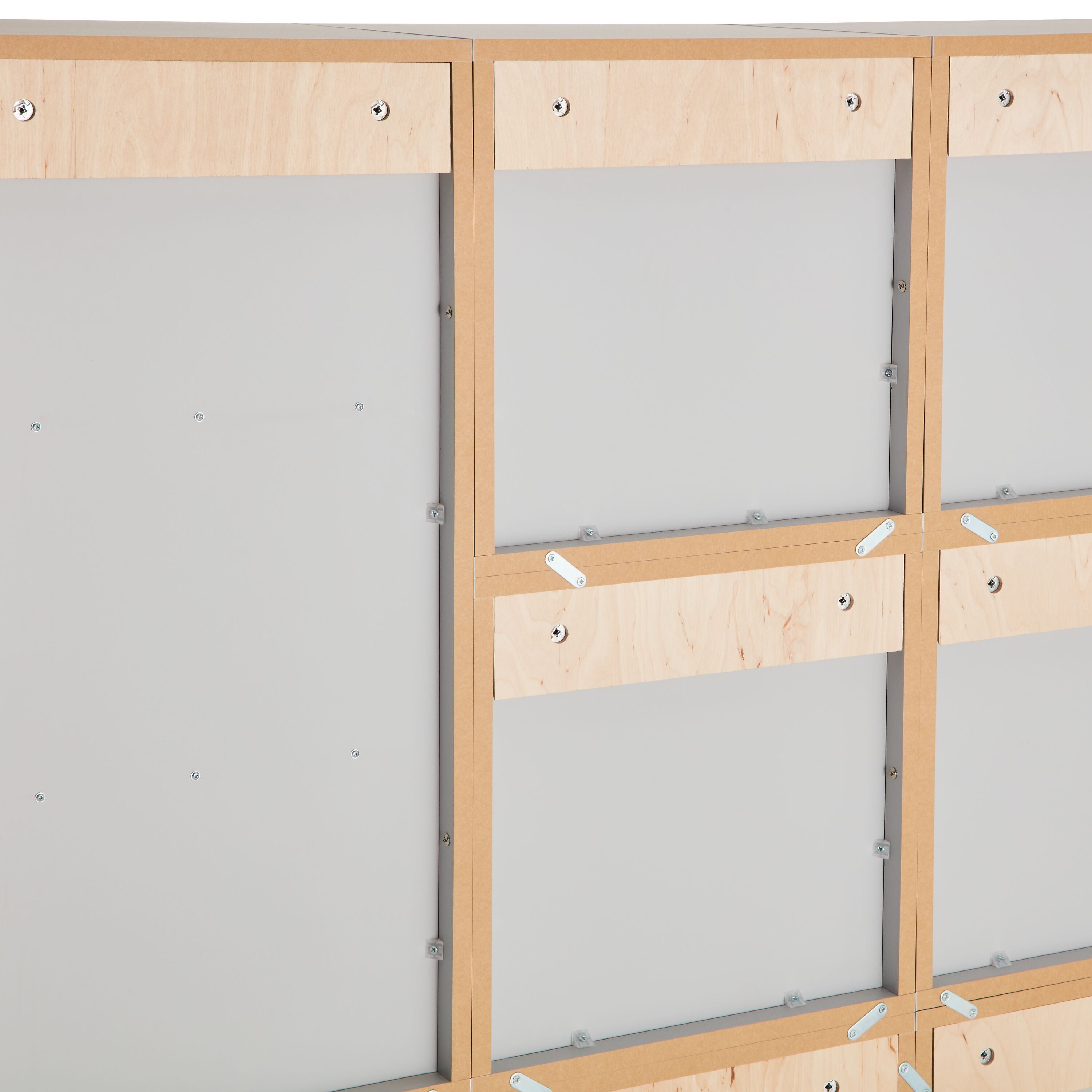 FINJA Highboard - Perlgrau / B: 120.0 cm x T: 36.0 cm x H: 132.5 cm