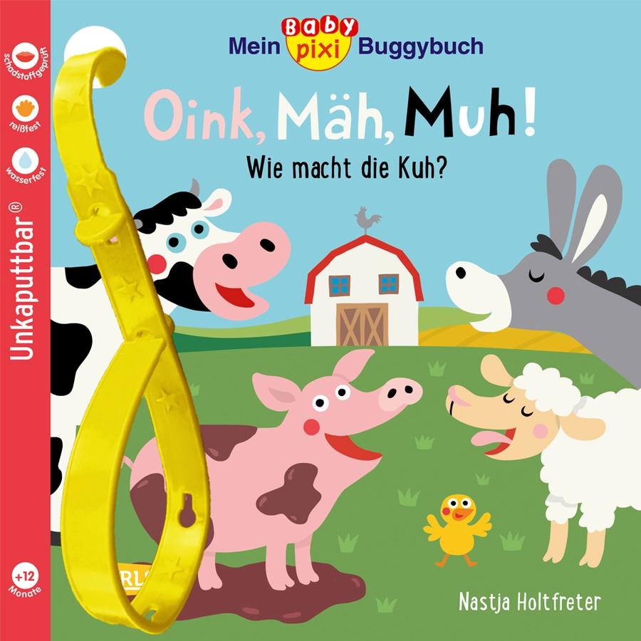 CARLSEN Mein Baby Pixi Buggybuch 140: Oink, Mäh, Muh!