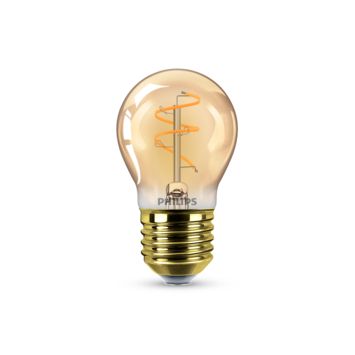 Philips LED E27 kogel 25W 2200K Amber dimbaar