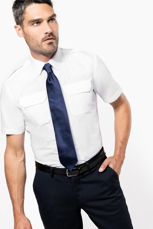 Kariban K503 - Chemise pilote manches courtes homme