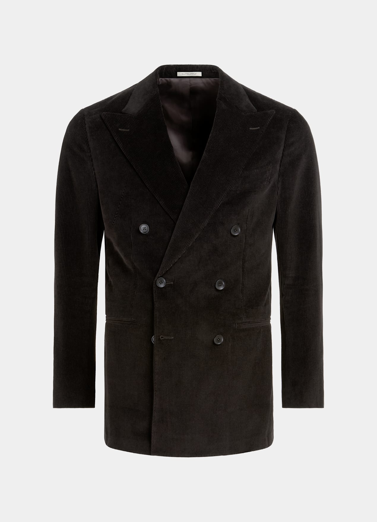 Costume Havana coupe Tailored marron foncé