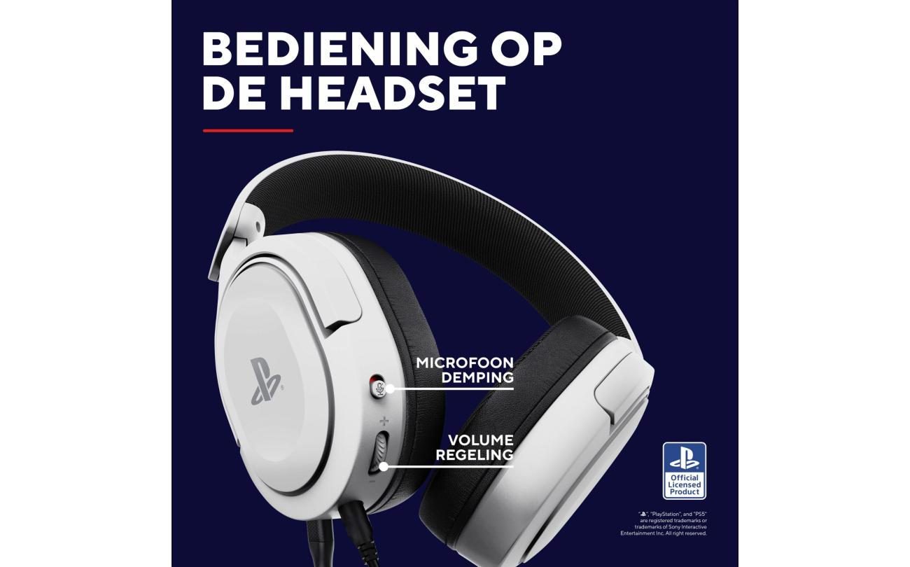 PS5 Trust GXT498W Forta Headset Wit