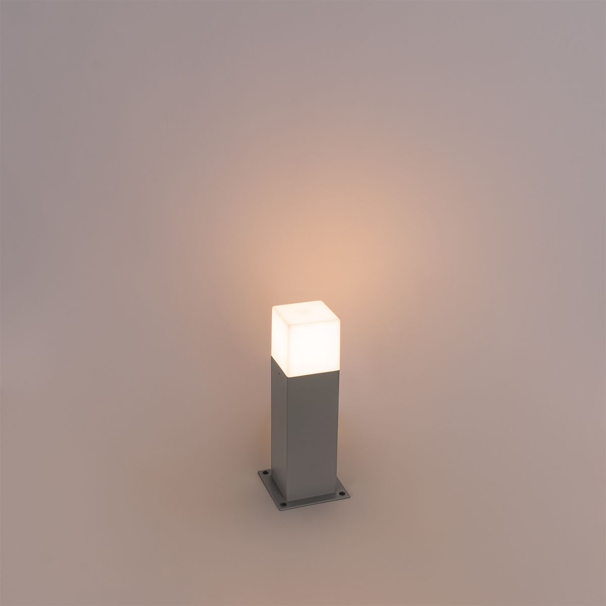Moderne staande buitenlamp grijs 30 cm IP44 - Denmark