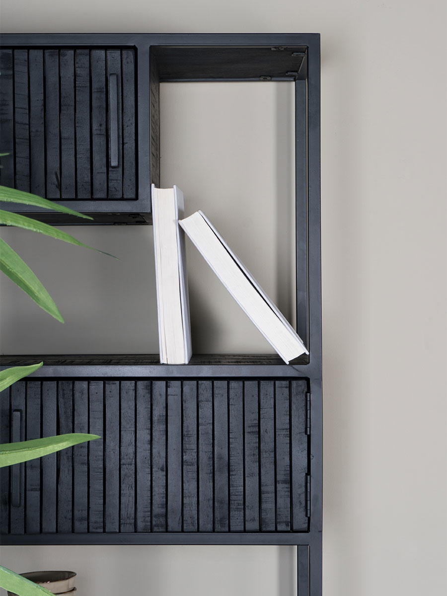 Kast Loek 210 x 80 cm - Bruin Mangohout