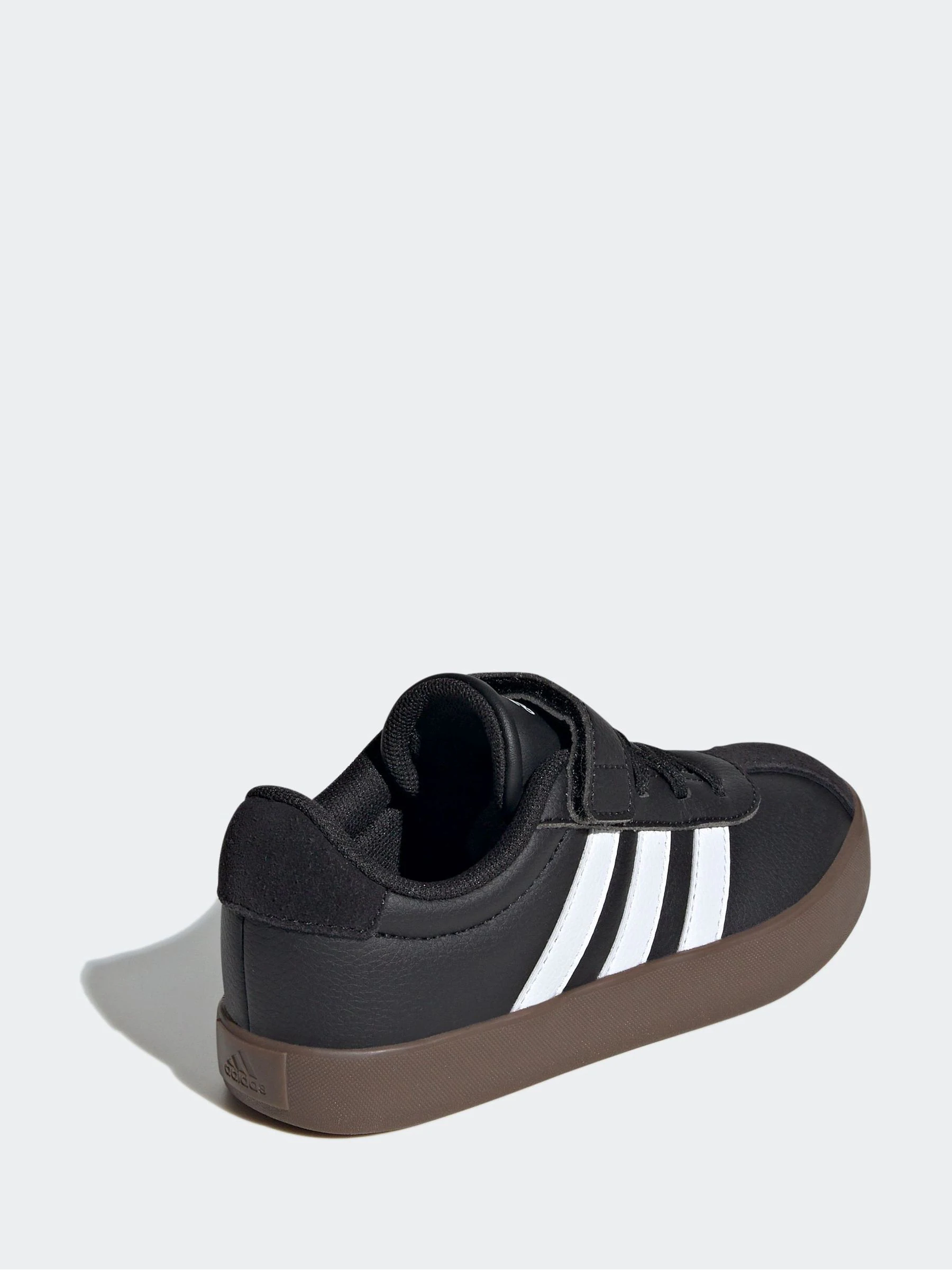 Zwart/bruin - adidas Vl Court 3.0 Hook and Loop sneakers voor kinderen
