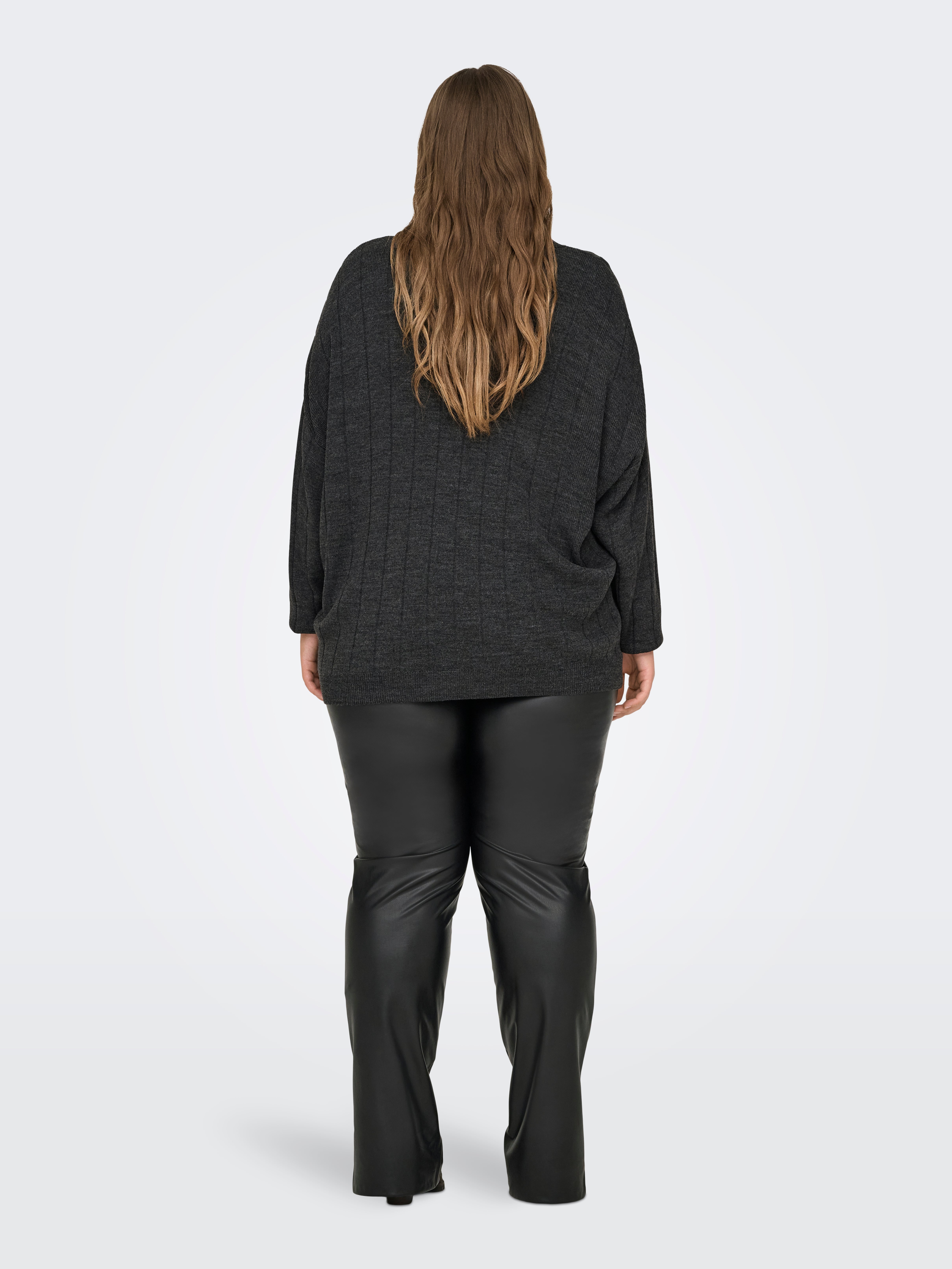 CARTESS Strickpullover Dark Grey Melange