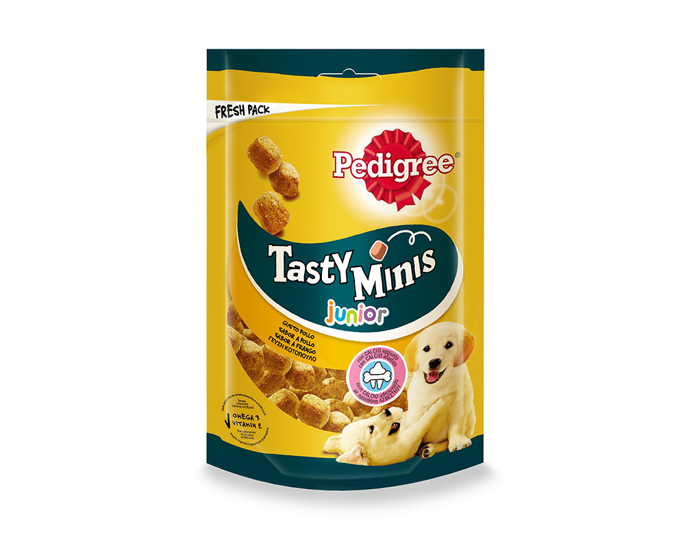 SNACKS PARA CÃO PEDIGREE TASTY MINIS JÚNIOR 125G