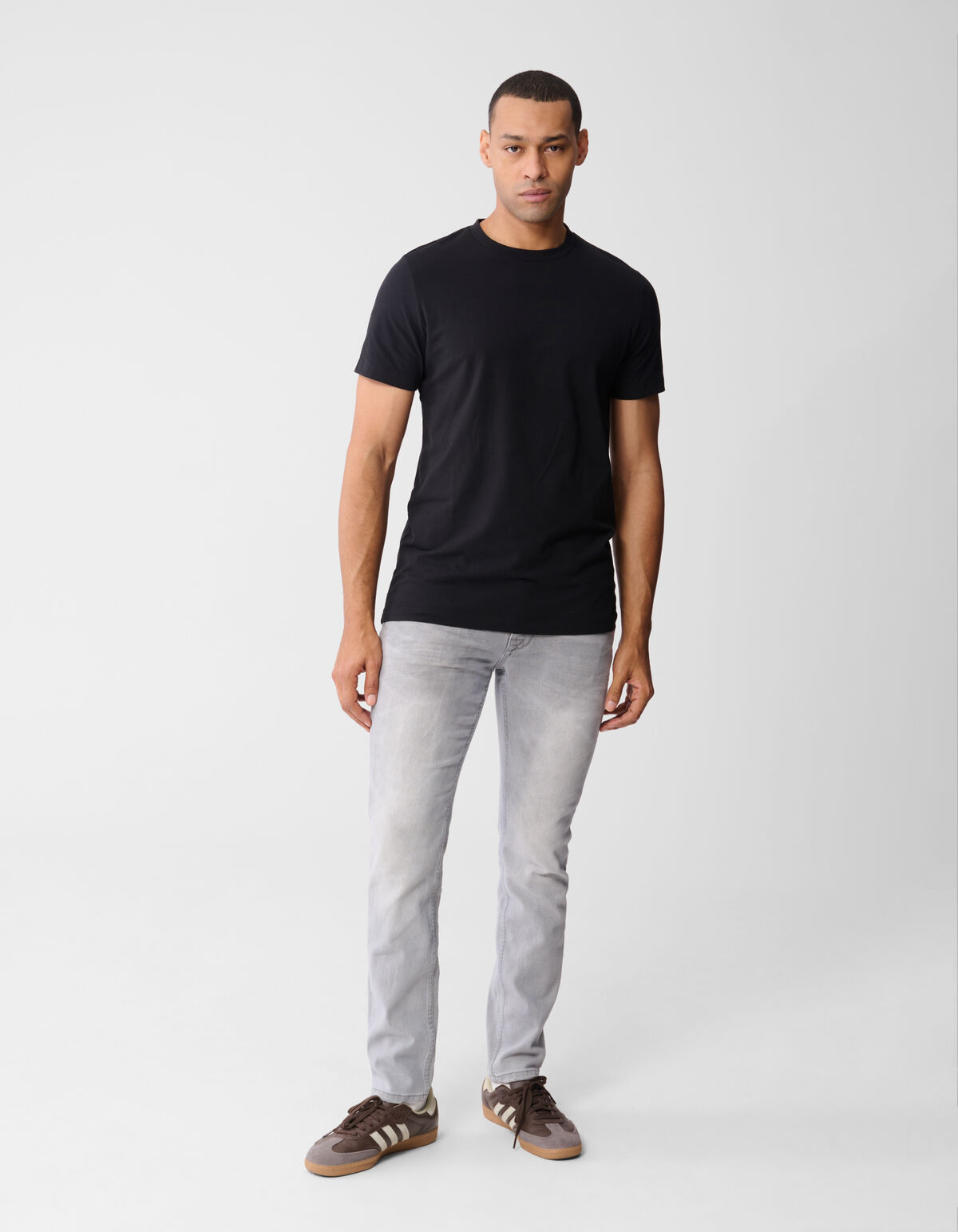 Basis T-shirt Zwart