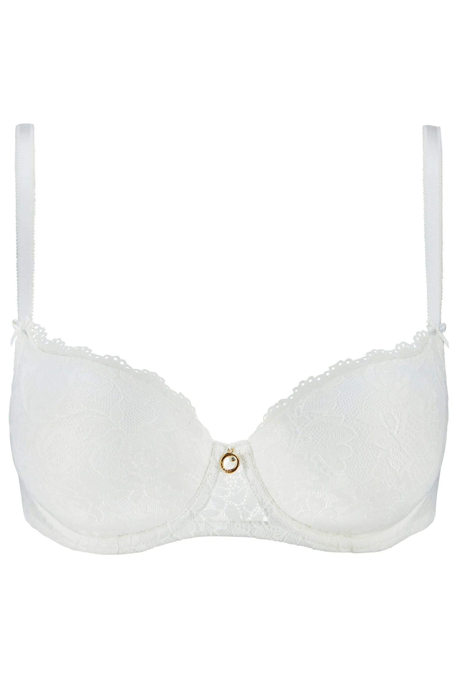 ROSESSENCE - Soutien-gorge corbeille coques | Blanc